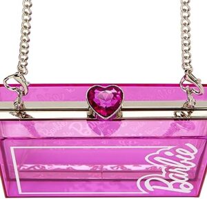 Spirit Halloween Pink Classic Barbie Box Crossbody Bag | Barbie Accessory | Barbie Purse