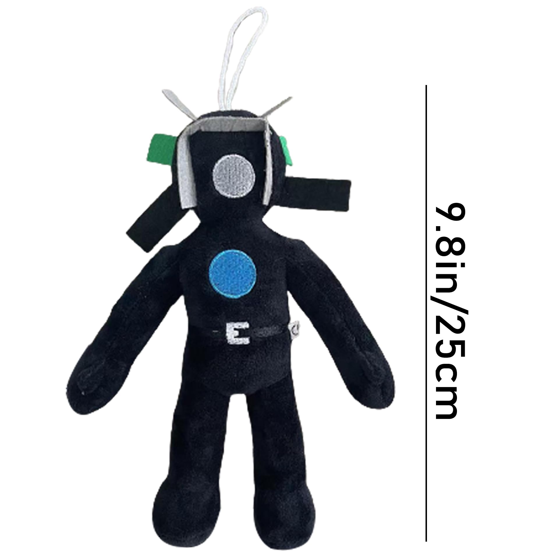 Cametaman Boss Plush Toy,Skibidi Toilet Game Character PP Material Short Plush Cool Soft Doll Gift for Kids
