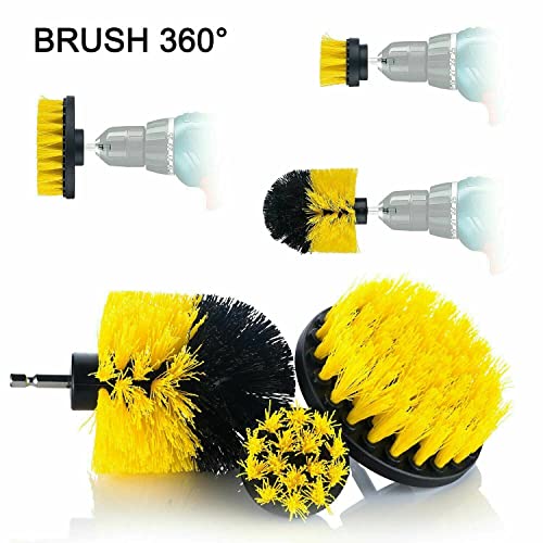 Grout Cleaning Brushes Set (3 Pack) ? Deep Cleaner Small Multi-Purpose Scrub Brush Set with Stiff Nylon Bristles to Clean Corners, Spaces, Tile, Shower, Window, Door Track, Floors