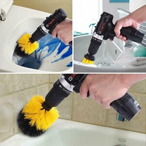 Grout Cleaning Brushes Set (3 Pack) ? Deep Cleaner Small Multi-Purpose Scrub Brush Set with Stiff Nylon Bristles to Clean Corners, Spaces, Tile, Shower, Window, Door Track, Floors