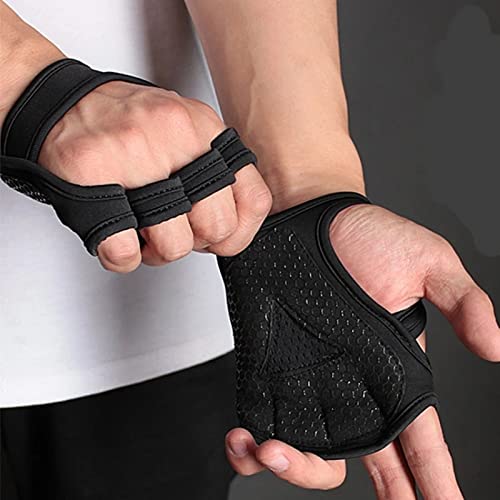 UTMEKUKI Weight Lifting Training Gloves Women Men Fitness Sports Gymnastics Grips Gym Hand Palm Protector Gloves