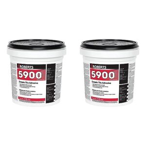 roberts 5900-1 ceramic tile adhesive, 1 gallon, 128 fl oz (pack of 2)