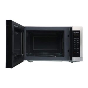 Panasonic Microwave Oven, 1.3 Cu. Ft., 1100W, Countertop, with Smart Touch Controls and Turbo Defrost, Adaptable Glass Turntable, 7 Auto Cook Menus, Child Lock - NN-SB658S