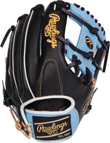 Rawlings | HEART OF THE HIDE R2G Baseball Glove | Right Hand Throw | 11.75" - Pro I-Web | Columbia Blue/Black