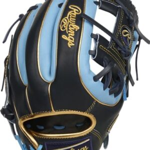 Rawlings | HEART OF THE HIDE R2G Baseball Glove | Right Hand Throw | 11.5" - Pro I-Web | Navy/Columbia Blue