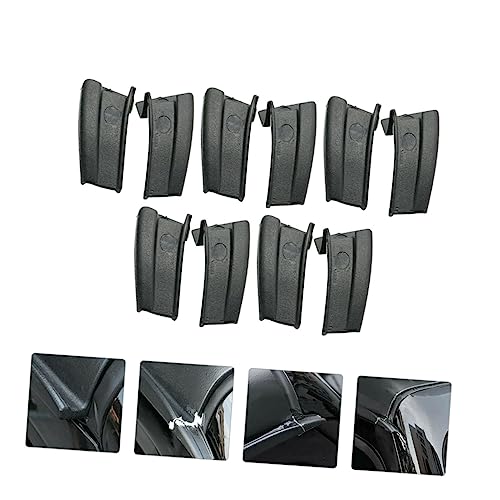 Vaguelly 10pcs roof gutter rv parts abs Vehicle Rainwater Diverter remolque para autos car gutter spouts Car Roof Rainwater Diverter Rainwater Diversion Slot Auto Parts dripping water