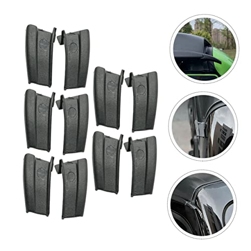 Vaguelly 10pcs roof gutter rv parts abs Vehicle Rainwater Diverter remolque para autos car gutter spouts Car Roof Rainwater Diverter Rainwater Diversion Slot Auto Parts dripping water