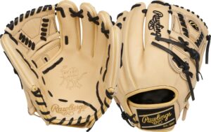 rawlings | heart of the hide r2g baseball glove | right hand throw | 11.75" - 2-piece solid web | camel