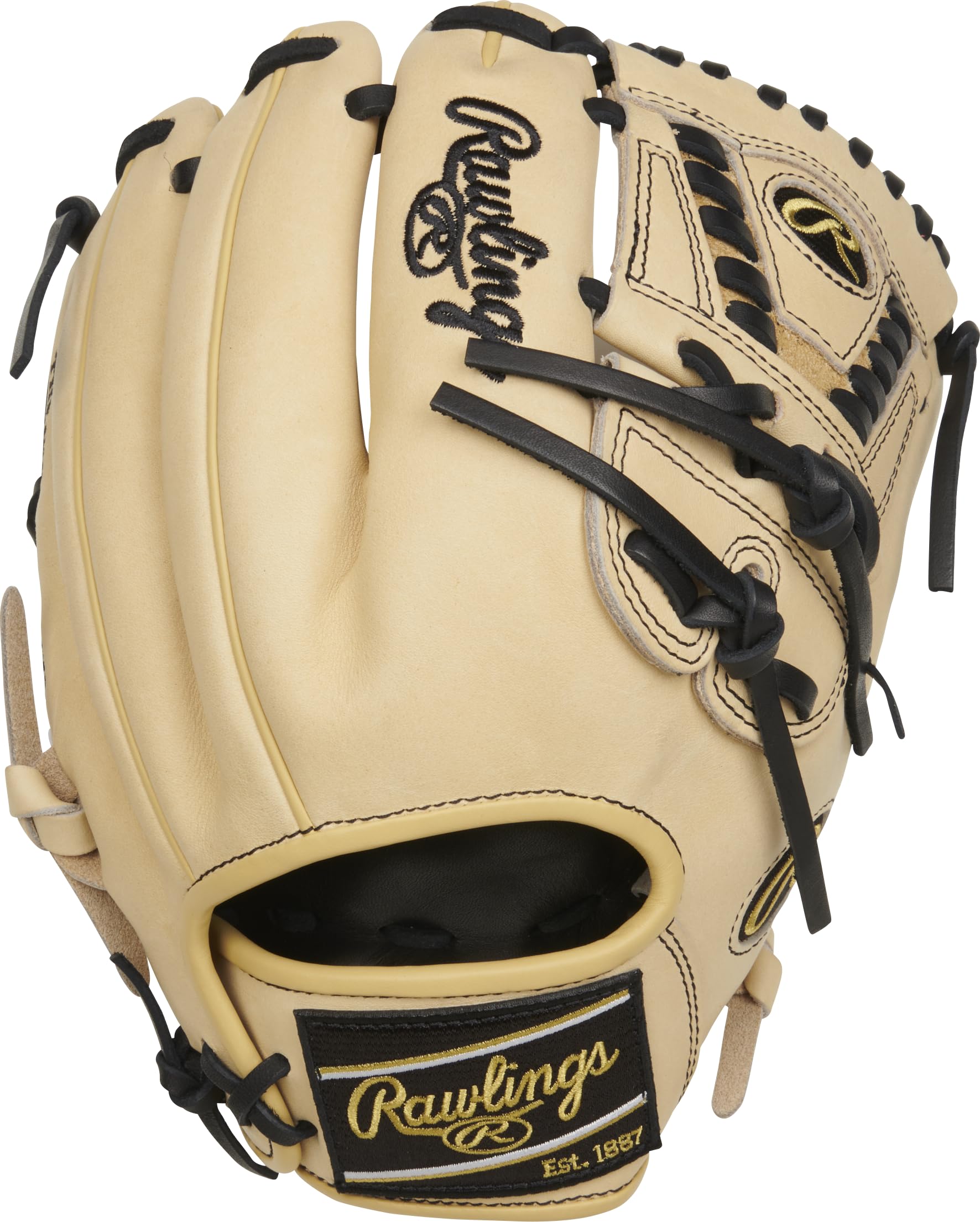 Rawlings | HEART OF THE HIDE R2G Baseball Glove | Right Hand Throw | 11.75" - 2-Piece Solid Web | Camel