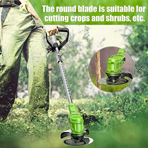 5Pcs Cordless Weed Wacker Replacement Blade - Blade Weed Eater Replace Blades- Carbide Blade Brush Cutter Grass Trimmer Weed Eater Blade for Electric Lawn Trimmer Set - Lawn Mower Accessories