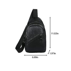 Sling Bags, Strap Bag Crossbody Backpack, Hiking Backpack Multipurpose Crossbody Chest Bag, Leather Bag for Men