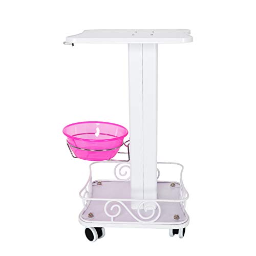 Beauty Trolley Cart with Wheels, Salon Spa Rolling Trolley, Metal Trolley Cart, Beauty Machine Trolley for Spa Beauty Salon, Load 135Lbs for Hair Salon, Spa Salon