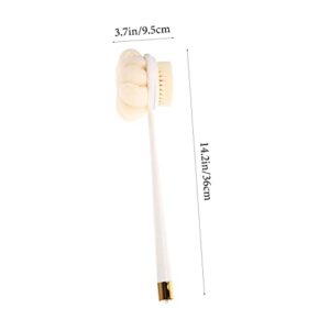 HEALLILY Long Handle Bath Brush Bath Scrubber for Body Sponges for Body Cleaning Sponges Shower Loofah on a Stick Dual- Sided Back Brush Exfoliating Bath Brushes Body Shower Brush Pp One