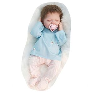 reborn dolls, 18-inch fully silicone baby doll, soft to the touch baby girl dolls, gifts for children 3+,d