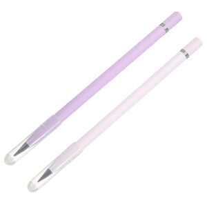 stobok everlasting pencil stylus signature pens inkless pen funny pens for fun for everlasting with eraser metal paint brushes handwriting 2pcs erasable signing pen