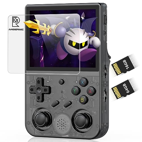 RG353VS Retro Handheld Game Linux System Built- in 4452 Games,RG353VS Emulator Handheld Console RK3566 Supports 5G WiFi 4.2 Bluetooth Online Fighting,Streaming and HDMI RG353VS