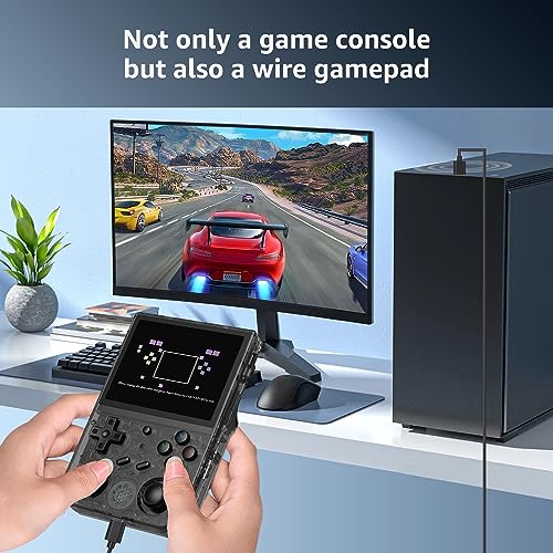 RG353VS Retro Handheld Game Linux System Built- in 4452 Games,RG353VS Emulator Handheld Console RK3566 Supports 5G WiFi 4.2 Bluetooth Online Fighting,Streaming and HDMI RG353VS