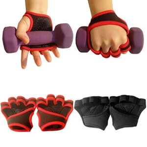 Youngy Breathable Weight Lifting Fitness Gloves Weight Training Gloves Great for Gym Fitness for Cross Training Hand Support Running Gloves