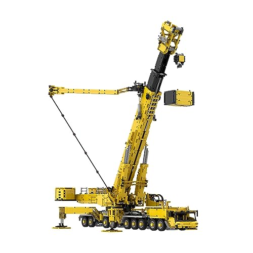 Super Large RC Crane for Technic Liebherr LTM 11200 Crane, 2023 New Version 8528 Pieces Exclusive Custom Engineering Crane MOC Building Set with 14 Motors, Compatible with Lego