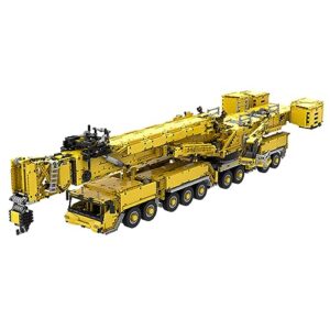 Super Large RC Crane for Technic Liebherr LTM 11200 Crane, 2023 New Version 8528 Pieces Exclusive Custom Engineering Crane MOC Building Set with 14 Motors, Compatible with Lego