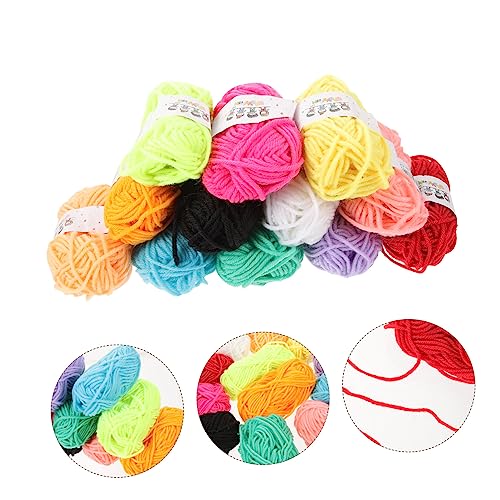 Wool Yarn 1 Set String Knitting String Knitting Wool Yarn Set Woven Blanket Knitted Throw Blankets Woolen Yarn Hand Knitting Yarn Woven Cloth Line Ball of Yarn Sweater Yarn