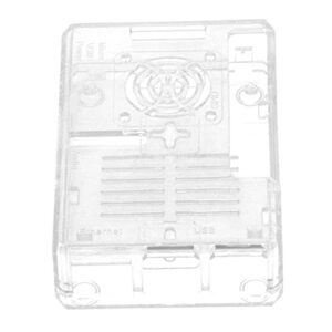 Transparent Case for Raspberry Pi ABS Cover Protective Clear Enclosure Case for Raspberry Pi 3 Plexiglas Klar Transparent durchsichtig, belüftet