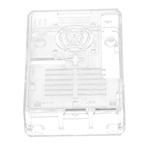 Transparent Case for Raspberry Pi ABS Cover Protective Clear Enclosure Case for Raspberry Pi 3 Plexiglas Klar Transparent durchsichtig, belüftet