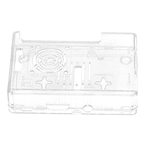 Transparent Case for Raspberry Pi ABS Cover Protective Clear Enclosure Case for Raspberry Pi 3 Plexiglas Klar Transparent durchsichtig, belüftet