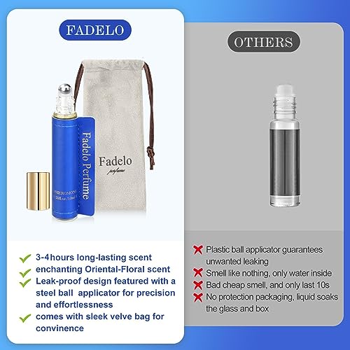 Fadelo Roll On Pheromone Perfume Oil Cologne, an Inclusive Fragrance Designed for Women and Men,10 ml / 0.35 Fl. Oz