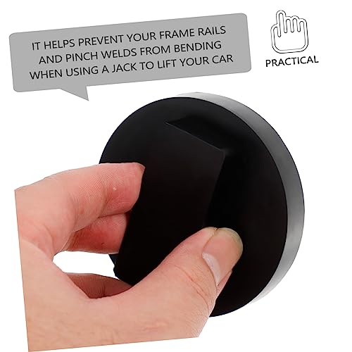 Car Floor Jack Jack Support Block auto Jack Floor Jack pad Floor Jacks Car Jack Block Jack Pad Adapter Jack Frame Rubber Block 6cm Rubber mat Guide Support Tool