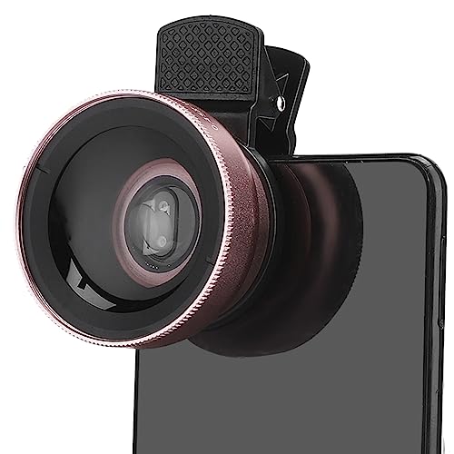 Mobile Phone Wide Angle Lens, Mobile Phone Macro Lens Easy to Adjust Single Lens Convex Structure Micro Lens Shooting for Tablets