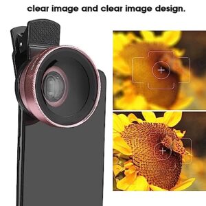 Mobile Phone Wide Angle Lens, Mobile Phone Macro Lens Easy to Adjust Single Lens Convex Structure Micro Lens Shooting for Tablets