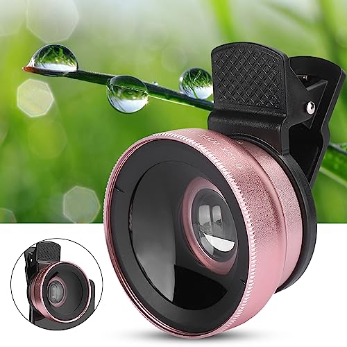 Mobile Phone Wide Angle Lens, Mobile Phone Macro Lens Easy to Adjust Single Lens Convex Structure Micro Lens Shooting for Tablets