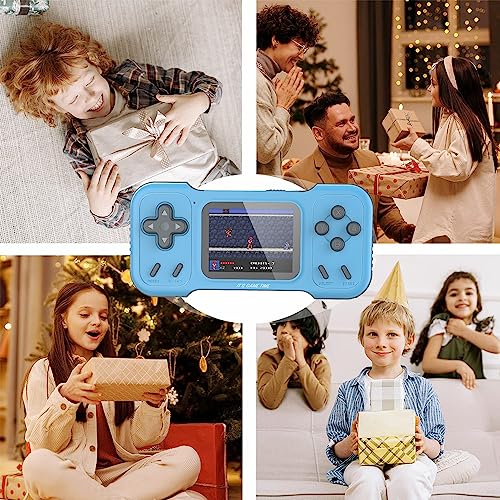 Handheld Game Console for Kids Adults, Retro Game Console Built-in 500 Games, 3.0" FT HD Color Screen, AV Output, Dual 3D Joysticks, Handheld Emulator Game Console Birthday for Kids