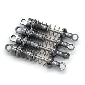 sevenksix metal oil pressure damper for mn78 mn-78 mn 78 1/12 rc car upgrades parts accessories,grey