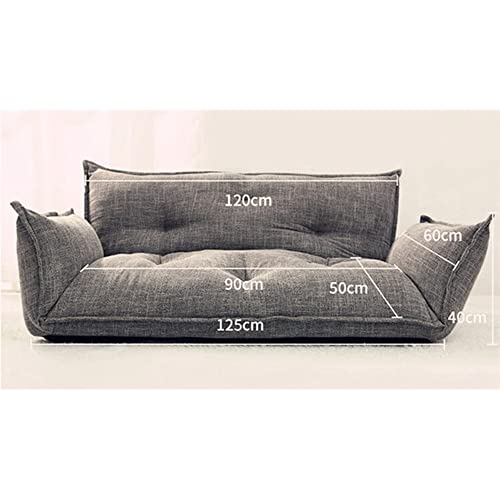 JGQGB Lazy Sofa Furniture Living Room Reclining Folding Sofa Couch Floor Sofa Bed 5 Position Adjustable