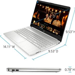 HP 15-EF200 2023 Laptop ~ 15.6" 1366x768 60Hz ~ AMD Ryzen 7 5700U ~ 16GB DDR4~2TB M.2 NVMe ~ Wi-Fi 6 ~ Windows 11 Pro ~ Natural Silver ~ TLG 32GB USB