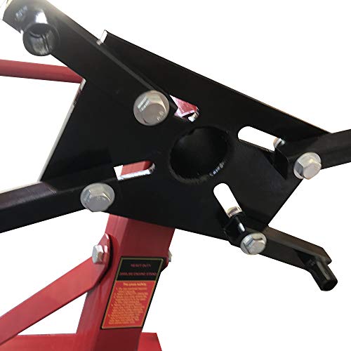 2000lb Engine Motor Stand Hoist Auto Truck Automotive Folding Shop Jack, Red