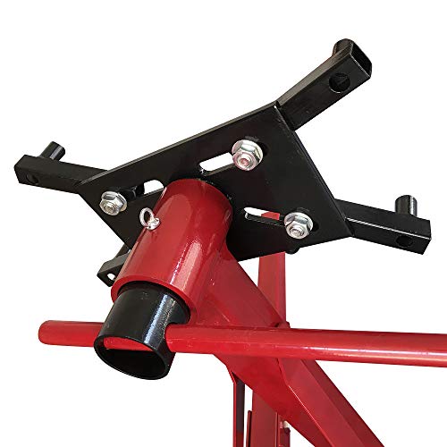 2000lb Engine Motor Stand Hoist Auto Truck Automotive Folding Shop Jack, Red