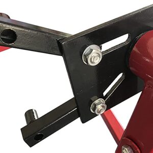 2000lb Engine Motor Stand Hoist Auto Truck Automotive Folding Shop Jack, Red