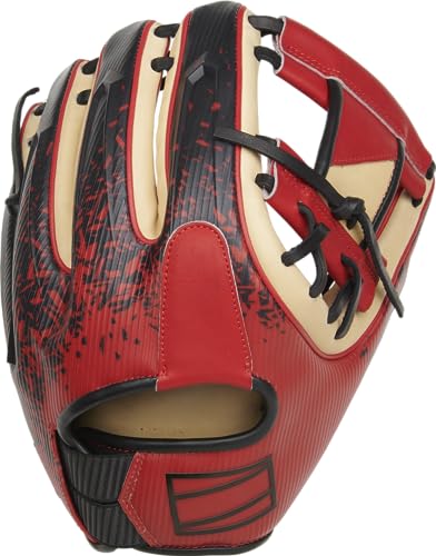Rawlings | REV1X Baseball Glove | Right Hand Throw | 11.5" - Pro I-Web | Camel/Scarlet