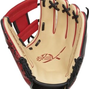 Rawlings | REV1X Baseball Glove | Right Hand Throw | 11.5" - Pro I-Web | Camel/Scarlet