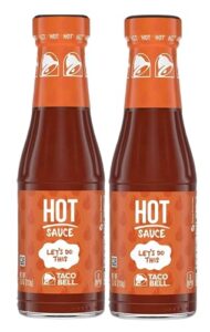 taco bell hot sauce bottle 7.5 oz. (2-pack)