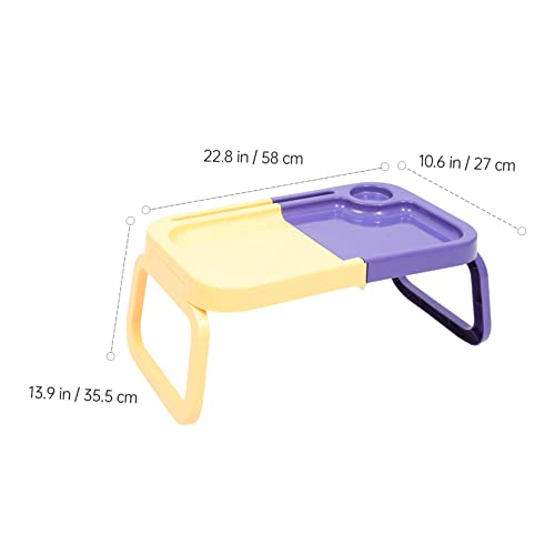 MAGICLULU Folding Computer Desk Tv Tables Breakfast Tray Night Stand Tray Breakfast Bed Tray Picnic Storage Standing Holder Breakfast Serving Tray Laptop Folding Desk Laptop Desk Snack Tray