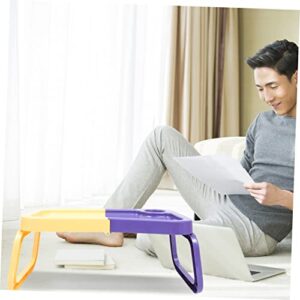 MAGICLULU Folding Computer Desk Tv Tables Breakfast Tray Night Stand Tray Breakfast Bed Tray Picnic Storage Standing Holder Breakfast Serving Tray Laptop Folding Desk Laptop Desk Snack Tray