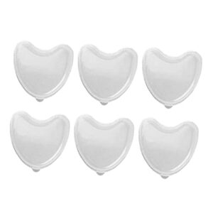 healeved 6pcs mouthguard teeth protector cases retainer container denture holder clear stand clear plastic organizer bins plastic stand dentures storage cases clear mouth guards tooth box