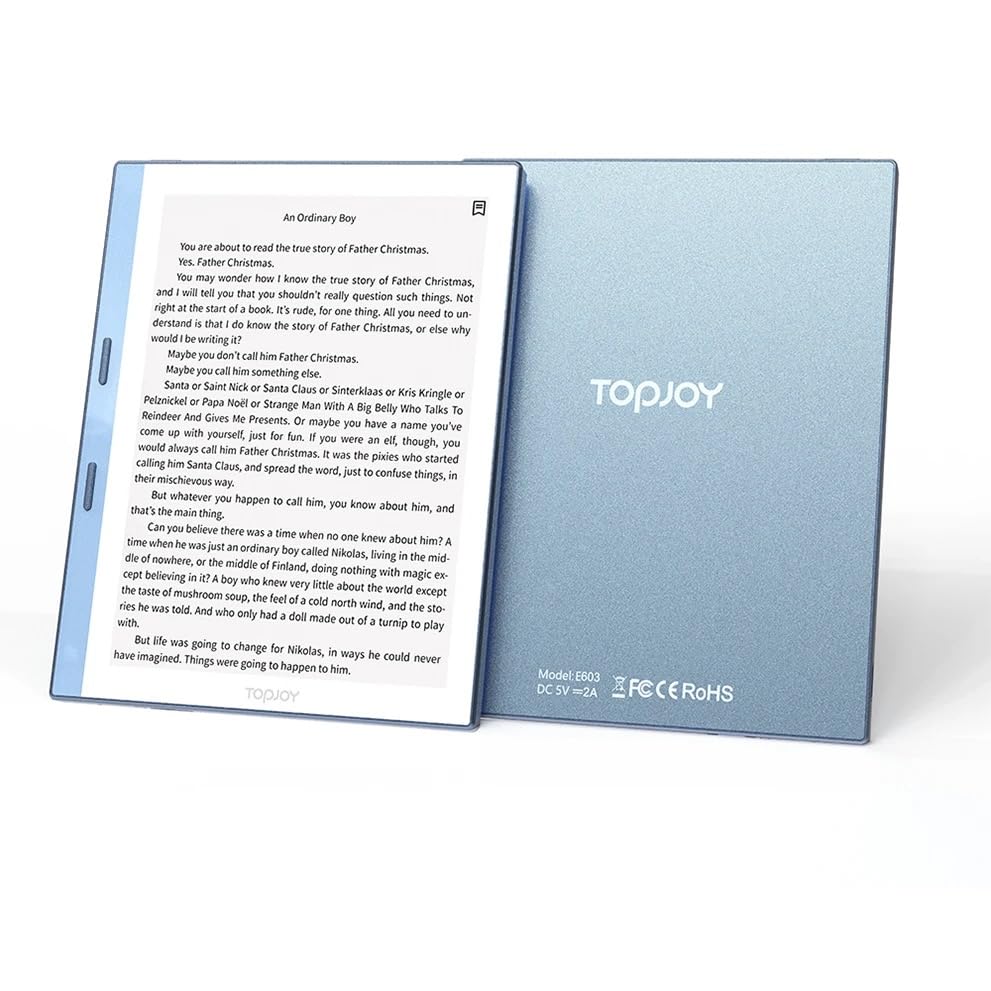 Topjoy B&W 5.83 inch e-Reader E Paper Display Kindle Ebook Reader (Blue)