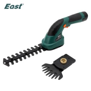 East 7.2V Li-Ion Rechargeable Hedge Trimmer Power Tools Combo Lawn Mower Grass Cutter Cordless Garden Tools ET1502C - (Style: A, Color: Green)