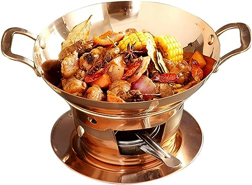 Commercial s and Buffet Set, Stainless Steel Chafing Dish Server Warming Tray with Fuel Holders, for Birthday Party Wedding Celebration Alcohol Pot
