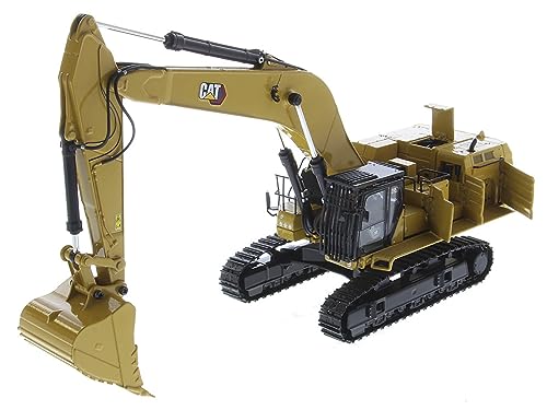 Caterpillar 395 Next Generation Hydraulic Excavator (General Purpose Version) Yellow with Operator and Additional Tools High Line Series 1/50 Diecast Model by Diecast Masters 85709